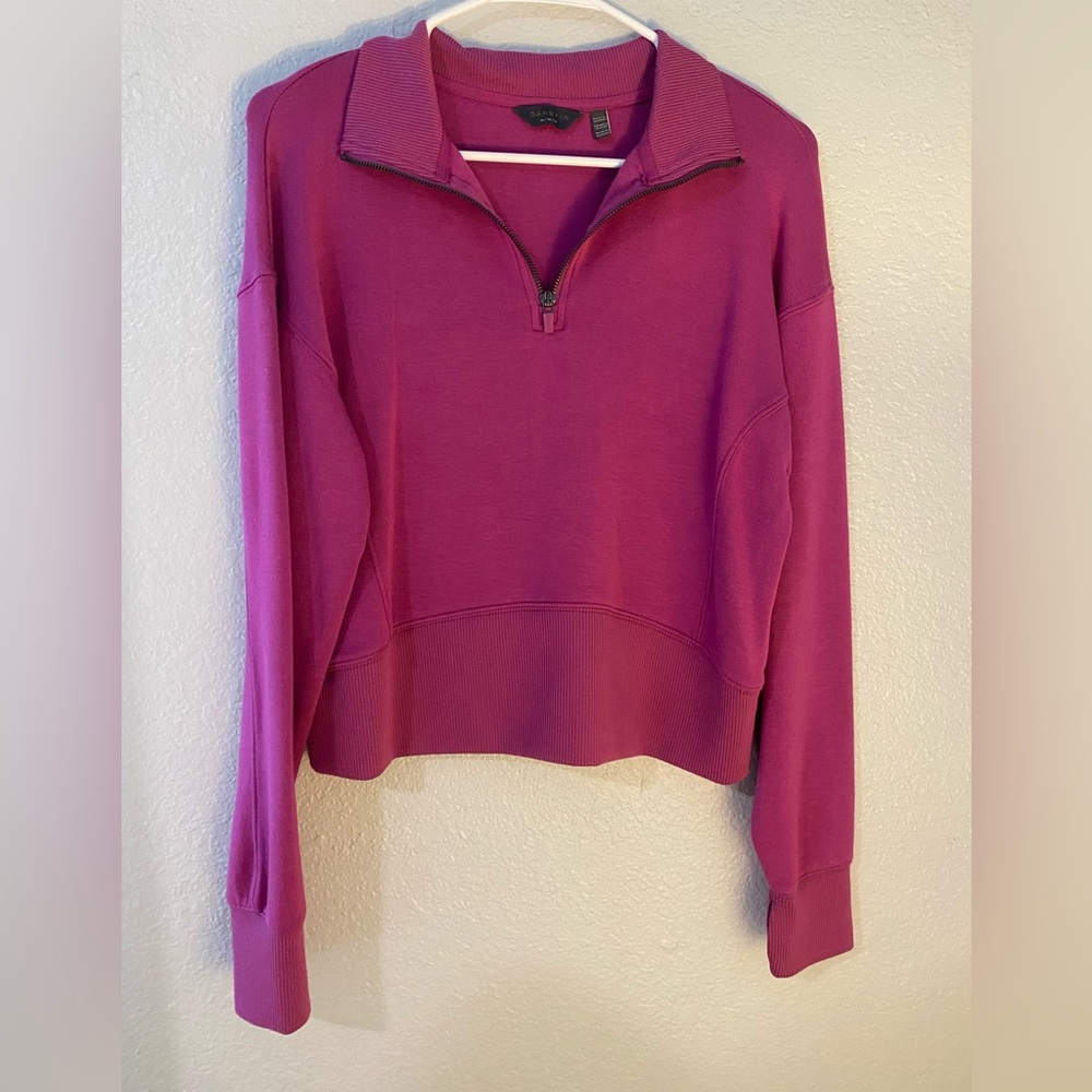 Women's Pink Quarter-Zip Top